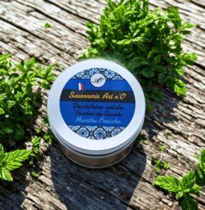 Dentifrice solide Menthe fraîche : 100 % bio, végan, zéro déchet