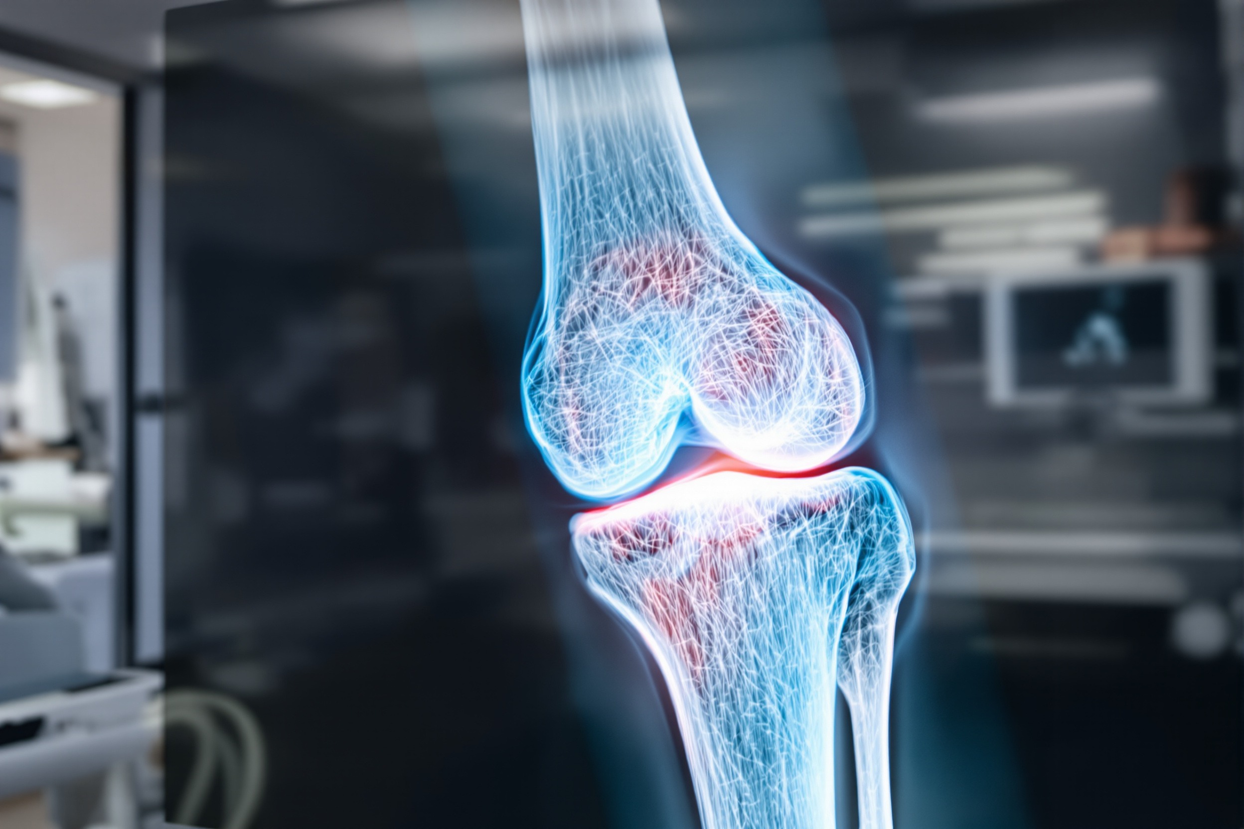 radiographie d'un genoux