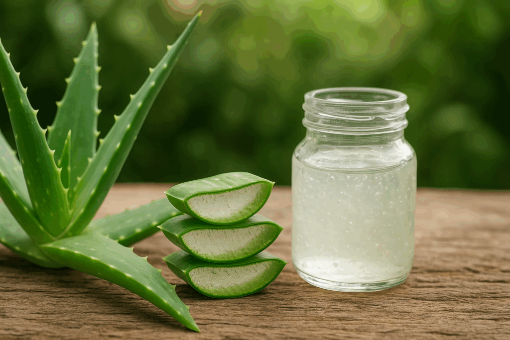 extrait de gel aloe vera à employer dans des produits cosmétiques