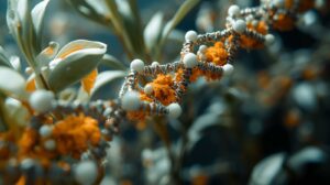 liaison entre les molécules naturelles et une plante