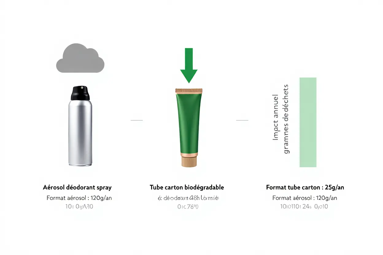 Impact environnemental des formats déodorant