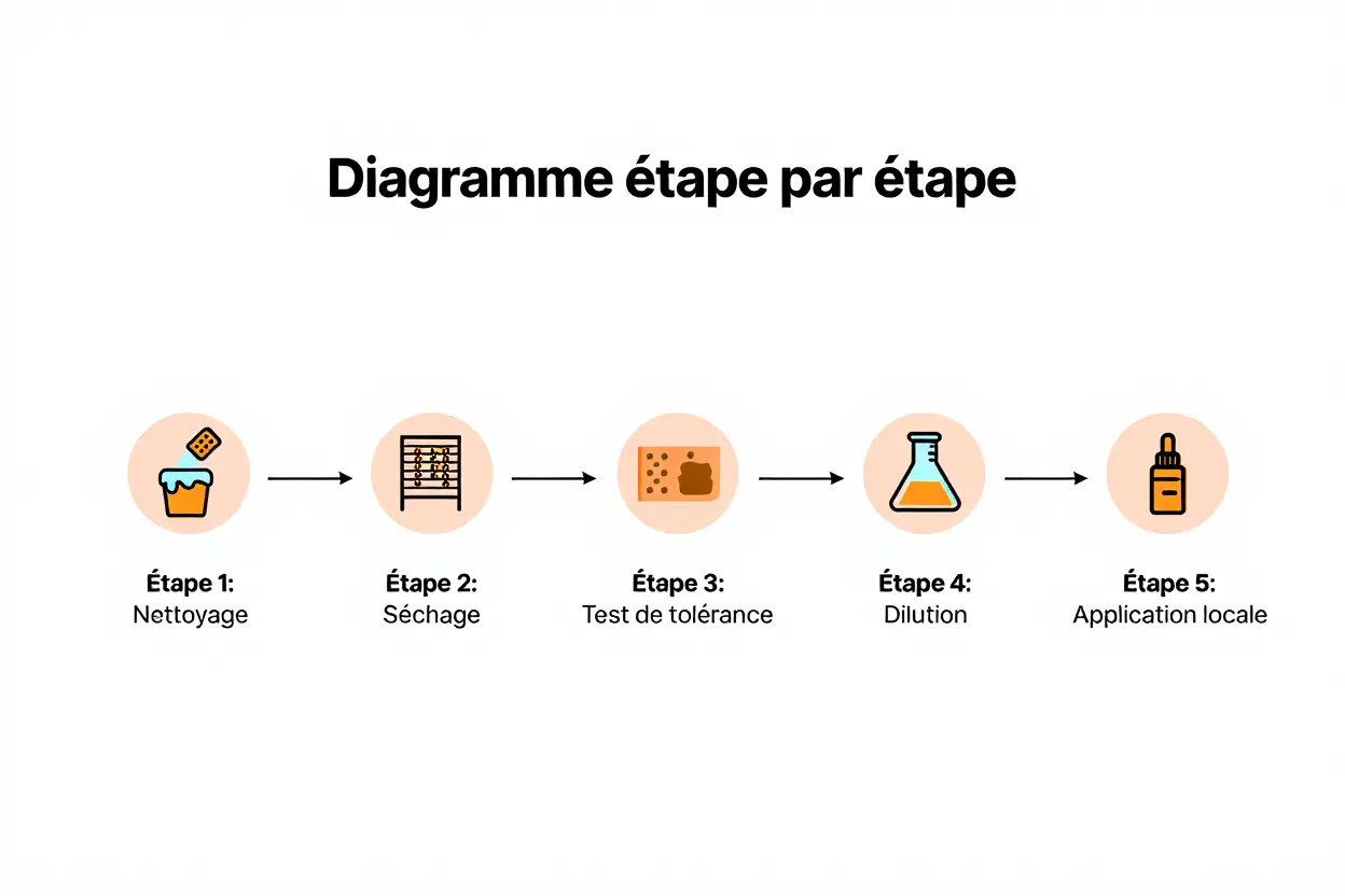 Protocole d'application des huiles essentielles