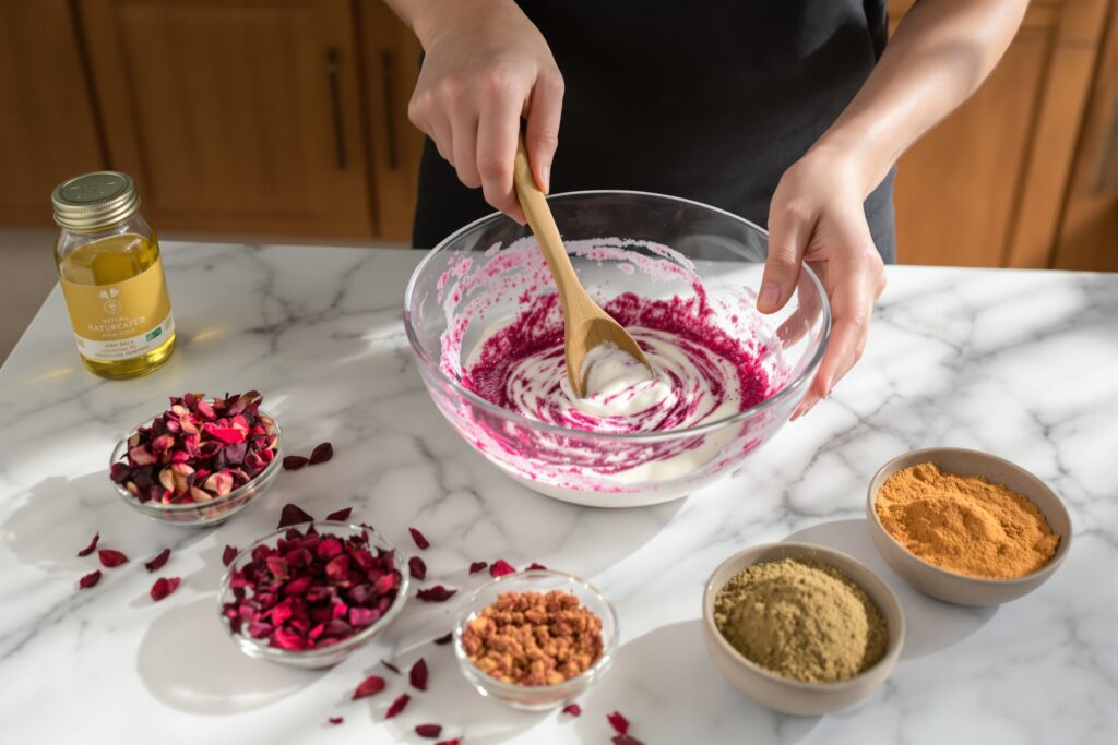 Poudres ayurvédiques pour cheveux bouclés